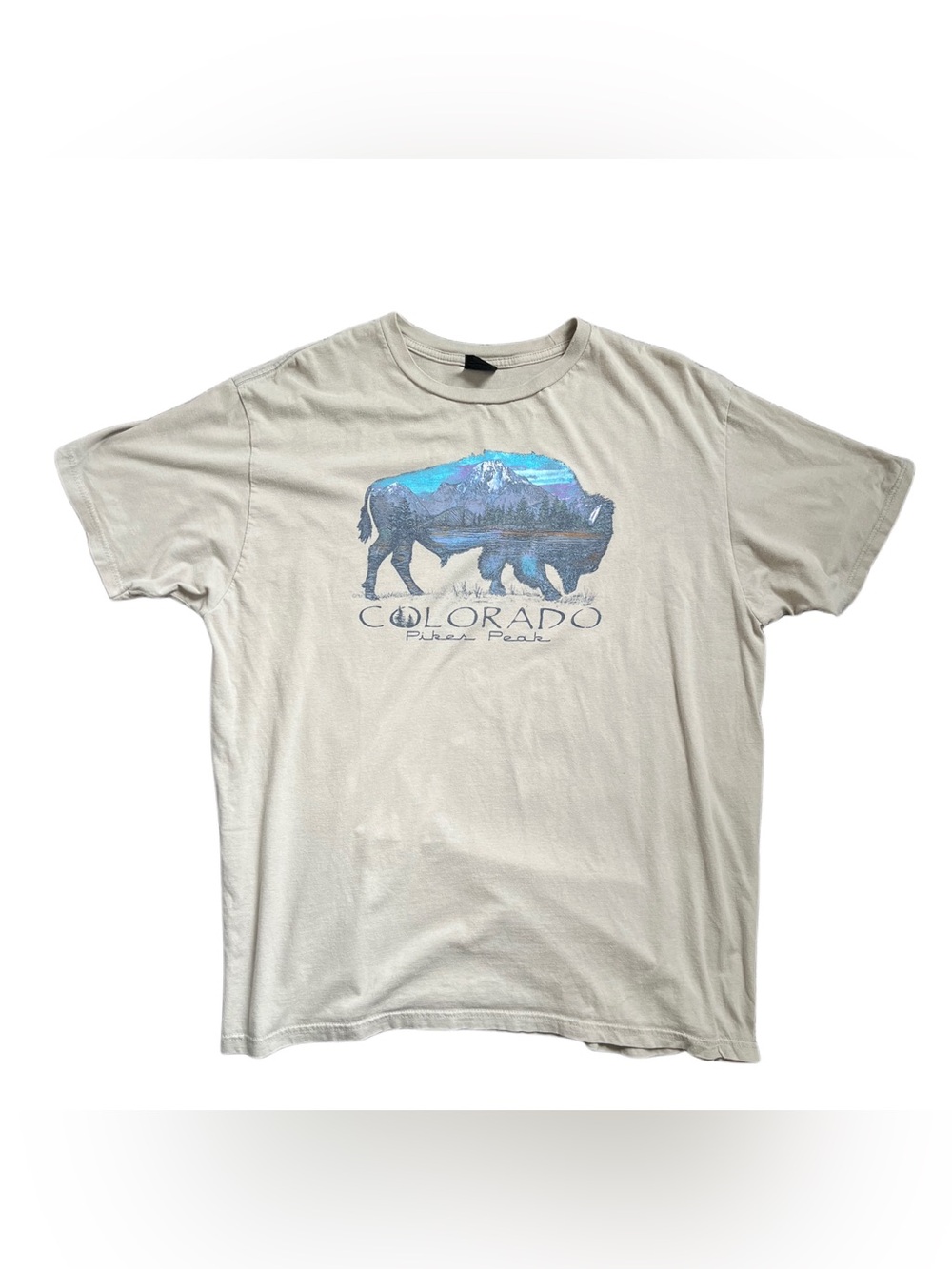 Colorado Buffalo T-Shirt 100% Cotton
